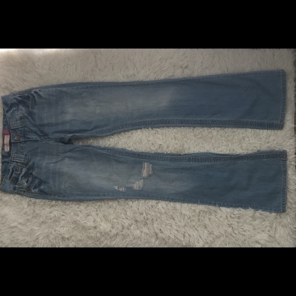 Aeropostale Long Flare Skinny Jean size 3/4 long - Picture 2 of 6